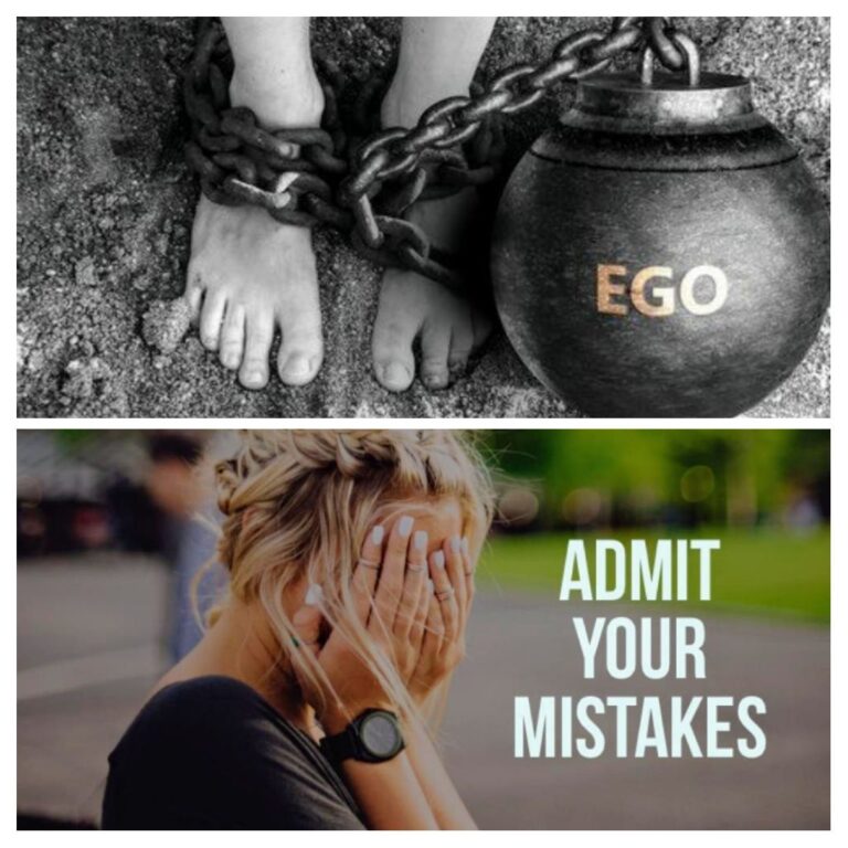 DEALING with EGO and MISTAKES By Gracious Akintayo