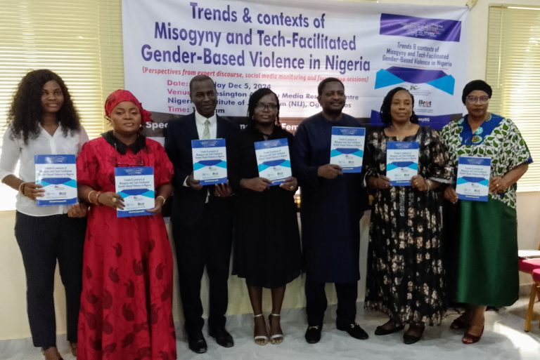 Femi Adesina Frown at Violence Against Women …JFC present report on Trends and Contexts of Misogyny and TFGBV in Nigeria