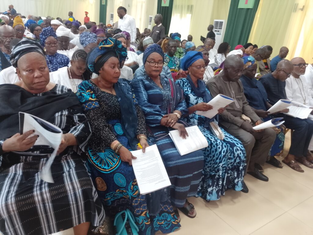 Another cross-section of AJOSE's family members and relatives from Badagry during the burial service of late Bishop Theophilus Taiwo Ajose
